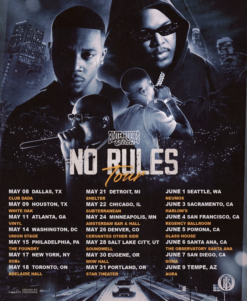 BlueBucksClan "No Rules" 2023 Tour Tickets