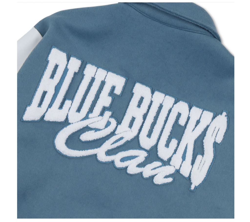 Blue Bucks "Clan Way" Varsity Letterman Jacket